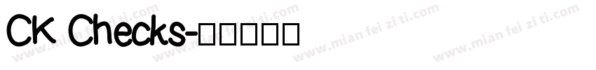 CK Checks字体转换